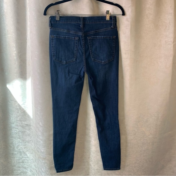 Free People distressed busted knee high waist skinny jeans - Picture 3 of 5